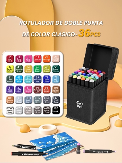 Imagen 36 MARCADORES DE COLORES 7102