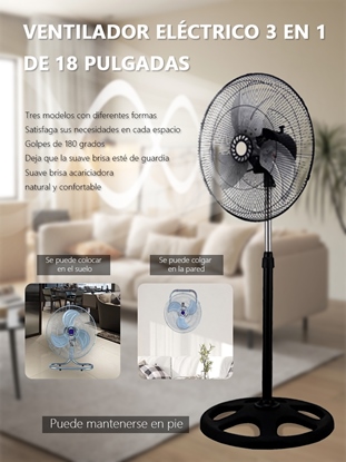 Imagen Ventilador eléctrico 3 en 1  8184